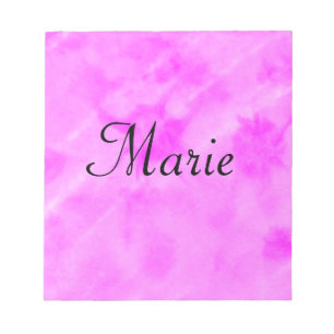 Bloc-note simple minimal lumière pastel rose ajoutez votre n