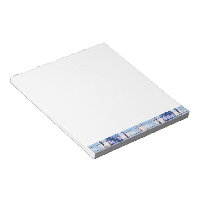 Bloc-note Simple Style Chake Rustique Bleu  (Incliné)