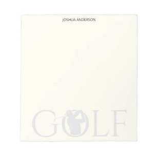 Bloc-note Simple Ventilateur de golf personnel papeterie