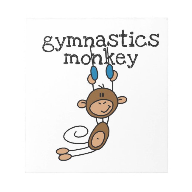 Bloc-note Singe de gymnastique (Devant)