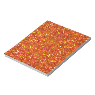 Bloc-note Sinopia Orange Pailleté