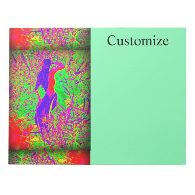 Bloc-note sirène d'hippie super (Devant)