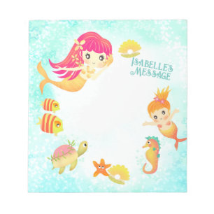 Bloc-note Sirènes Bleu