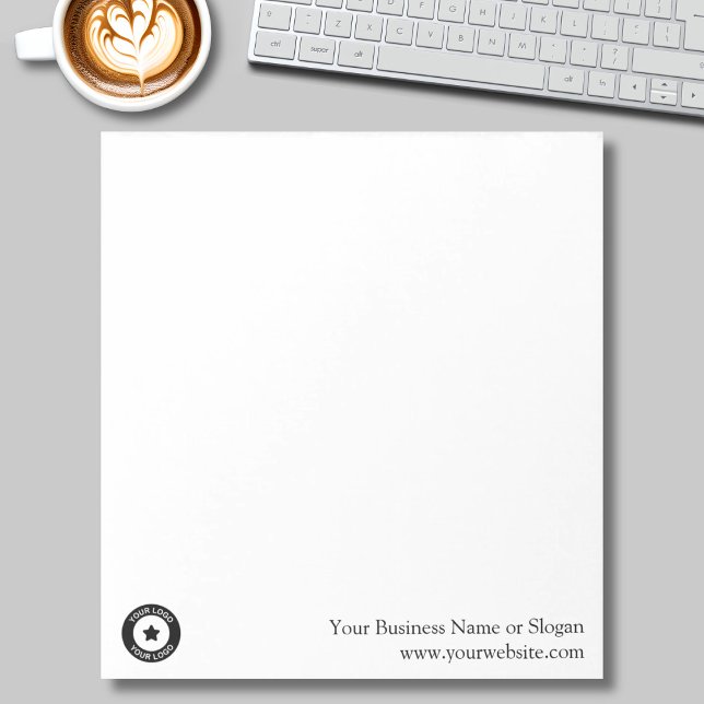 Bloc-note Site Web de Nom de Logo Commercial Personnalisé (Créateur téléchargé)