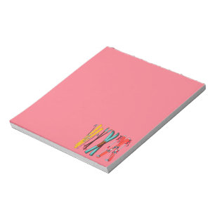 Bloc-note Ski amusant Ski coloré Ski skieur