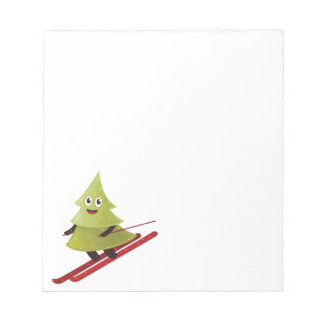 Bloc-note Ski Pine Arbre Cute Sports Neige hiver