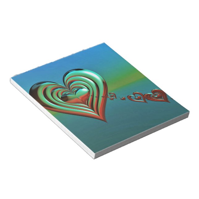 Bloc-note Sky High Hearts (Incliné)