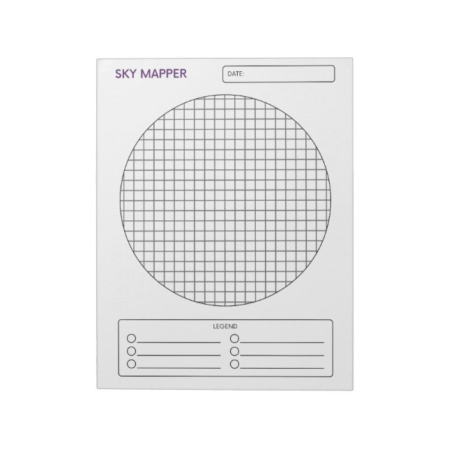 Bloc-note Sky Mapper (Tourné)