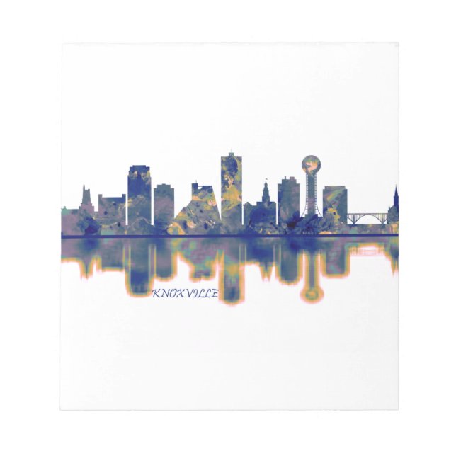 Bloc-note Skyline de Knoxville (Devant)