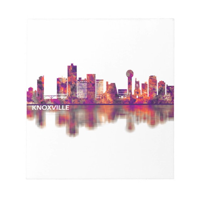 Bloc-note Skyline de Knoxville (Devant)