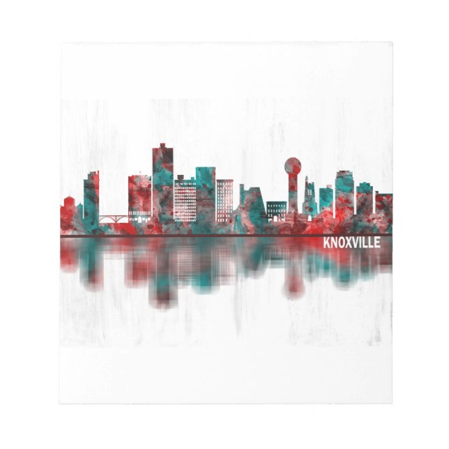 Bloc-note Skyline de Knoxville (Devant)