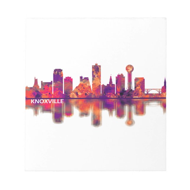 Bloc-note Skyline de Knoxville (Devant)