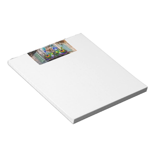 Bloc-note SlipperyJoe's Mardi Gras masques perles décoration (Incliné)