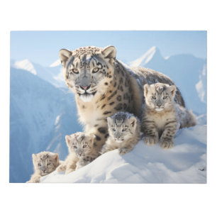 Bloc-note Snow Leopard Animal Wild Beauté Liberté Wilderness