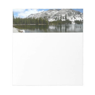 Bloc-note Snowy Tenaya Lake Yosemite National Park Photo