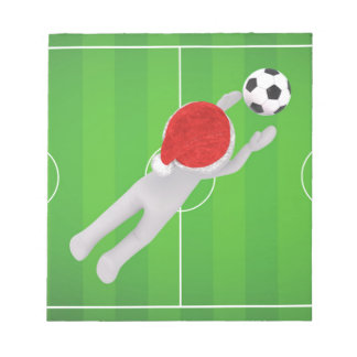 Bloc-note soccer père Noël