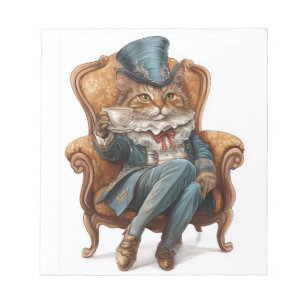 Bloc-note Société de chat fantaisie � Kitty royale victorien