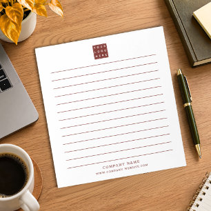 Bloc-note Société nom de logo d'entreprise personnalisé Marr