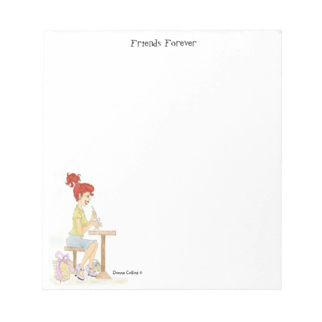 Bloc-note Soda Fountain Friends (Devant)