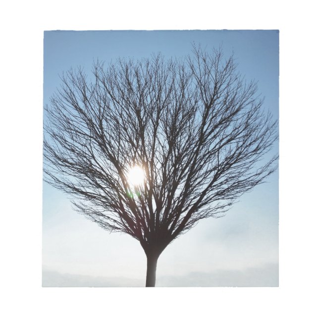 Bloc-note soleil d'hiver (Devant)