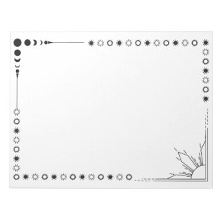 Bloc-note soleil et humeur