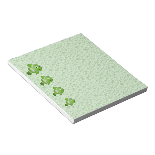 Bloc-note Somethings Fishy Green (Incliné)