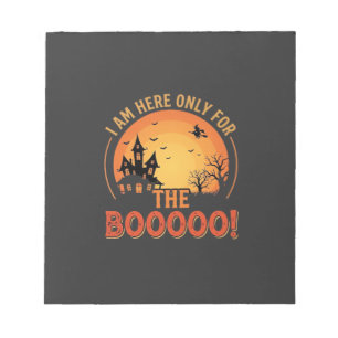 Bloc-note Sorcière d'Halloween Maison Hantée Boo Design_1