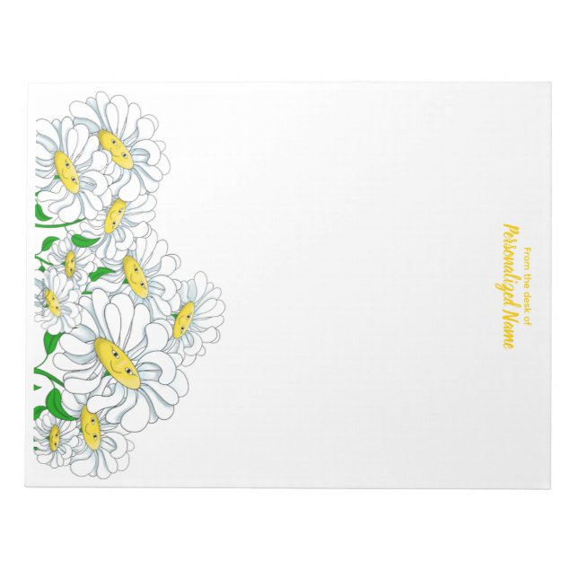 Bloc-note Sourire Daisy Dreams sans doublure (Devant)