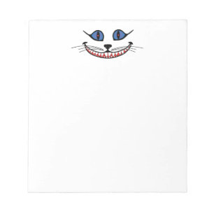 Bloc-note Sourire du Chat du Cheshire 