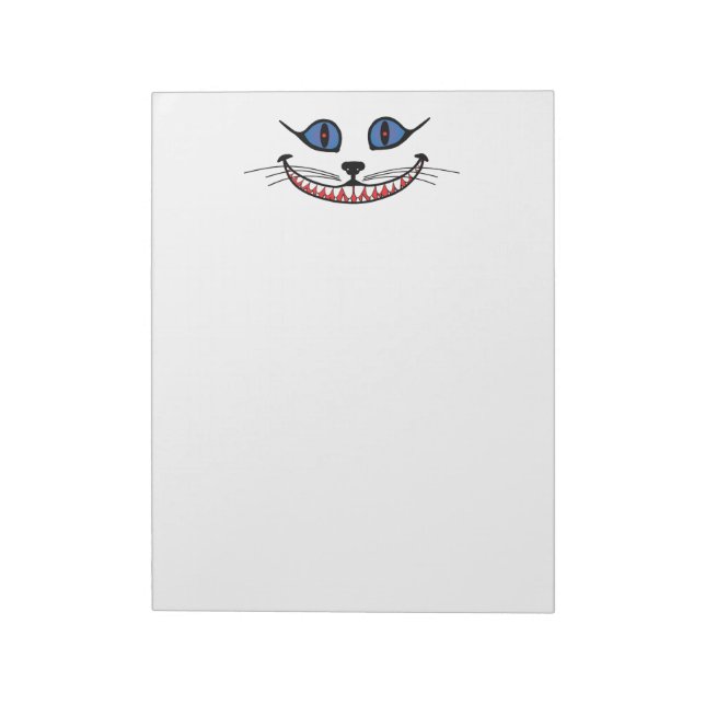 Bloc-note Sourire du Chat du Cheshire  (Tourné)