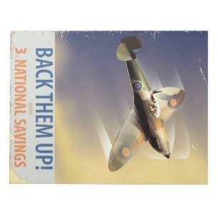 Bloc-note Soutenez-les ! Affiche de la Seconde Guerre mondia