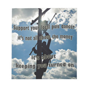 Bloc-note Soutenez votre Lineman