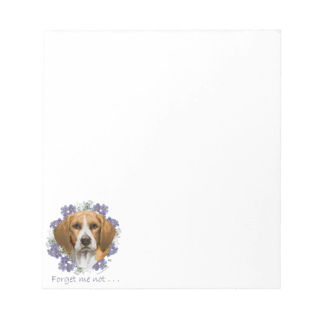 Bloc-note Souvenir Beagle (Devant)