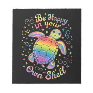 Bloc-note Soyez Heureux Dans Votre Propre Coquille Tortue Ar