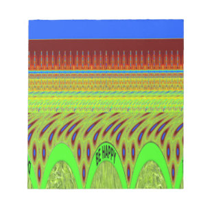 Bloc-note Soyez heureux Polka Dot Motif Cadeau Coloré