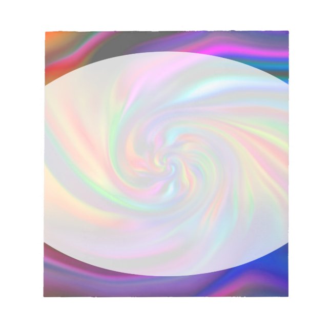 Bloc-note Spirales Arrière - plans Abstraites Soft II (Devant)