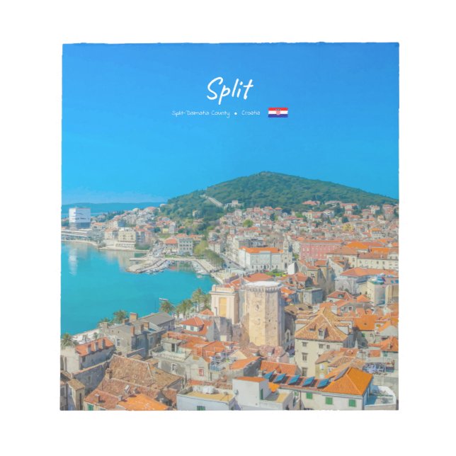 Bloc-note Split, Croatie - Ville côtière (Devant)