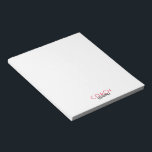 Bloc-note Sports NOM DE L'ENTRAÎNEMENT Couleurs de l'équipe<br><div class="desc">COACH personnalisé en rouge, DERNIER NOM en noir sur arrière - plan blanc. Facile à personnaliser le texte, les couleurs de texte à vos propres couleurs d'équipe. Grand cadeau, Prix, Office Nécessité pour n'importe quel entraîneur de Little League à Sports collège. Style Simple Et Moderne. Mélangez et faites correspondre des...</div>