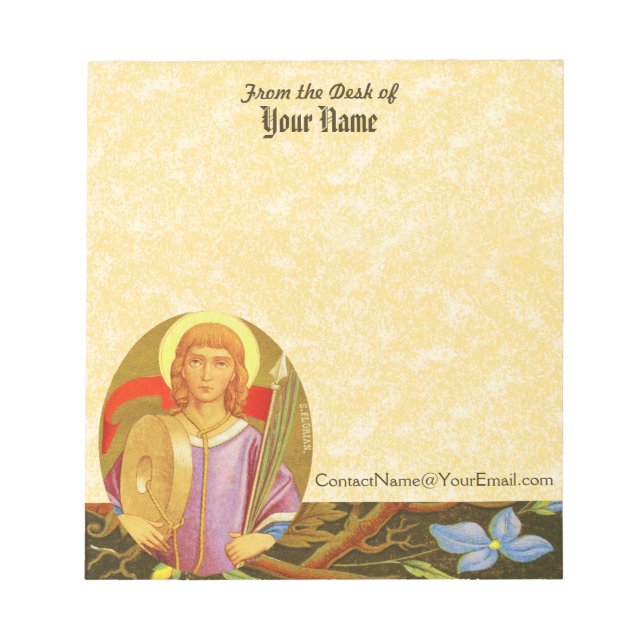 Bloc-note St. Florian de Lorch (PM 03) 5,5"x6" (Devant)