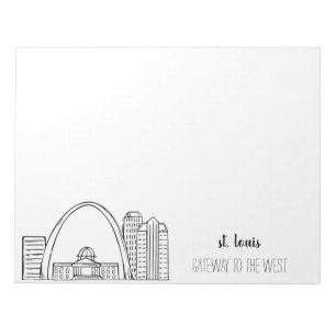 Bloc-note St. Louis Skyline
