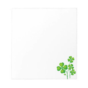 Bloc-note St. Patrick's Day Clover + vos idées