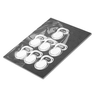 Bloc-note Stand de routine Planificateur hebdomadaire Chic G