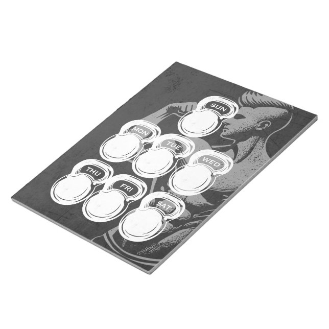 Bloc-note Stand de routine Planificateur hebdomadaire Chic G (Incliné)