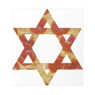 Bloc-note star de la pizza de david