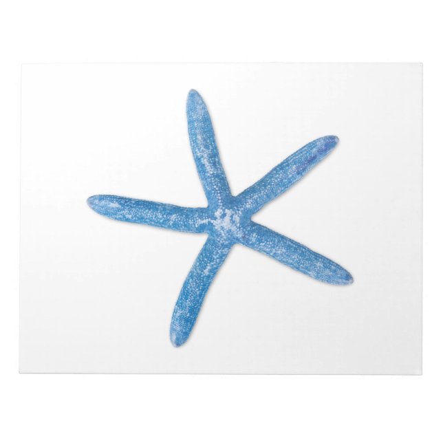 Bloc-note Starfish bleu (Devant)