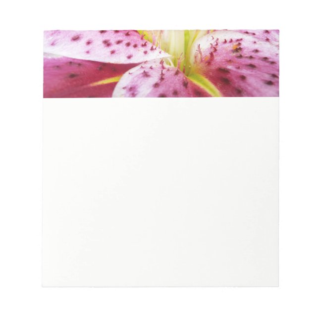 Bloc-note Stargazer Lily brillant Magenta Floral (Devant)