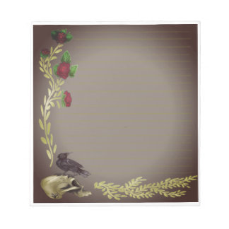 Bloc-note Stationnaire gothique