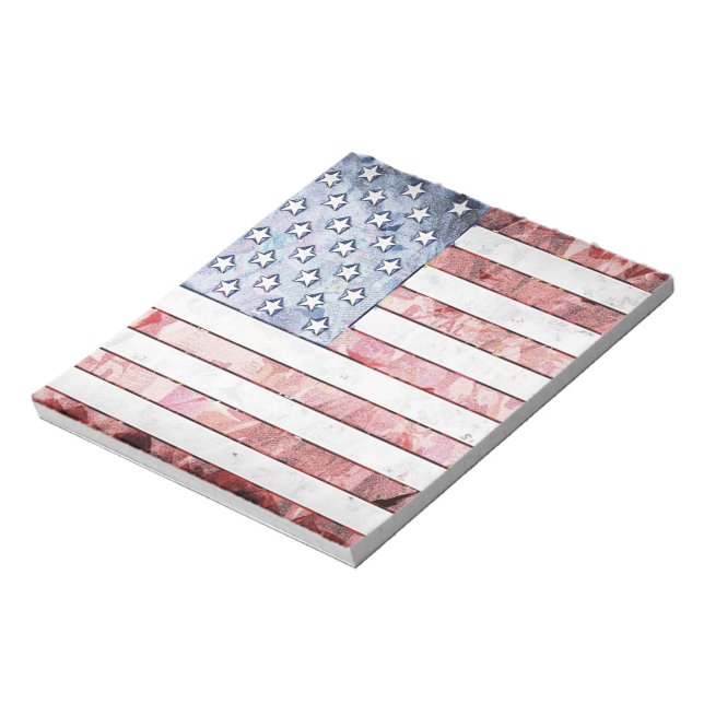 BLOC-NOTE STATIONNAIRE PATRIOTIQUE DU PATRIOTE DU DRAPEAU US (Tourné)