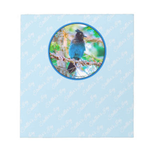 Bloc-note Steller's Jay - Photographie originale