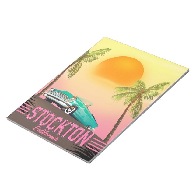 Bloc-note Stockton Californie États-Unis (Incliné)